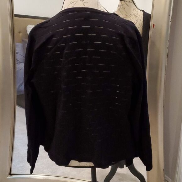 Cute black Alfani cardigan size L - Picture 2 of 7